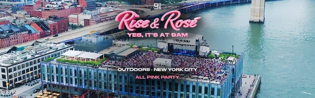 Book Your The 9AM Banger - Rise & Rosé | All Pink Party Event With The ...